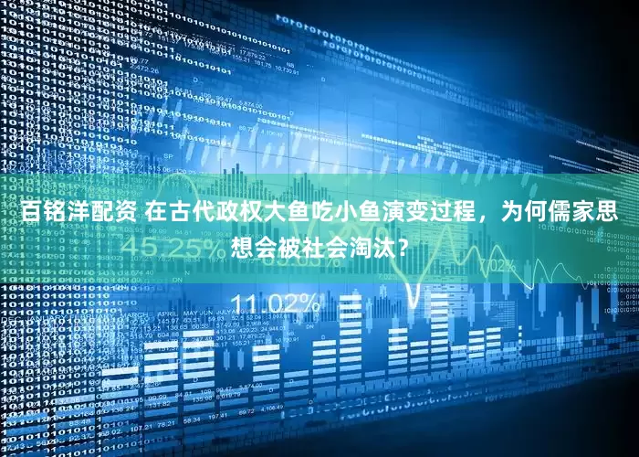 百铭洋配资 在古代政权大鱼吃小鱼演变过程，为何儒家思想会被社会淘汰？